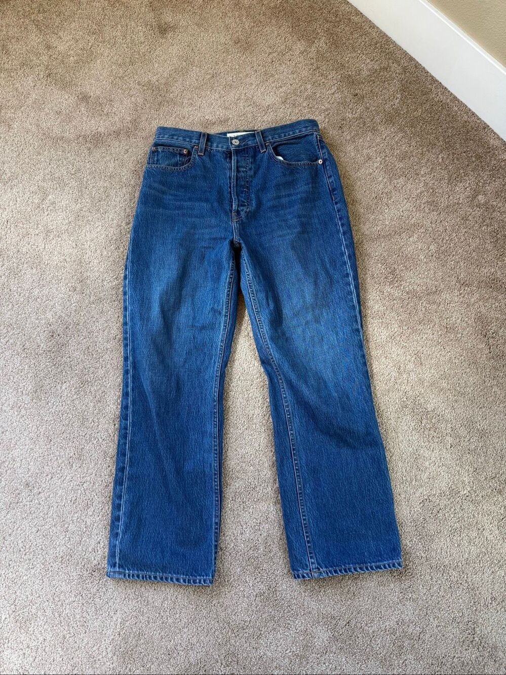 TRAVE Gia Crop Straight Leg Jeans